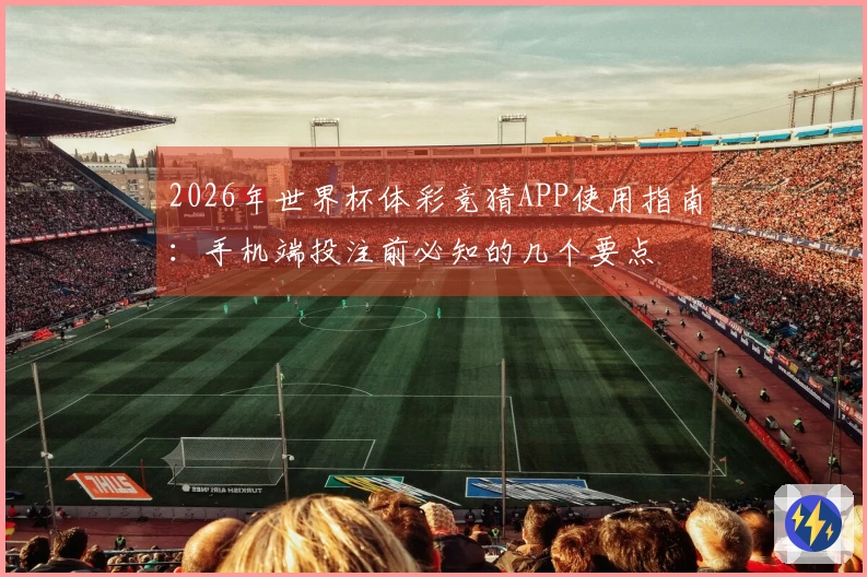 2026年世界杯体彩竞猜APP使用指南：手机端投注前必知的几个要点